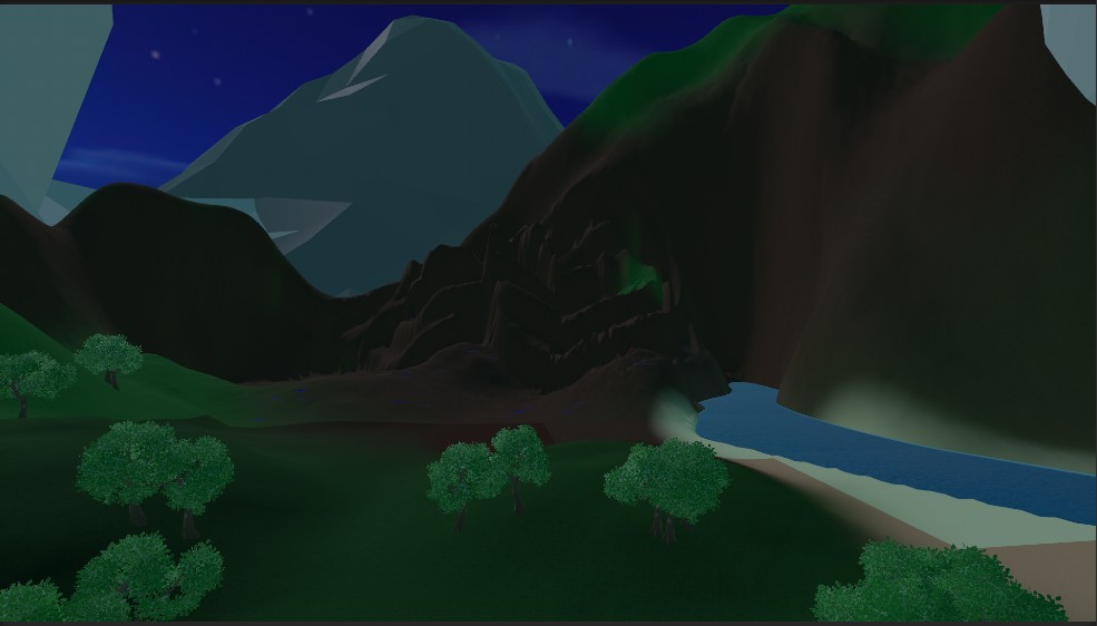 Night-time Mountain Pass